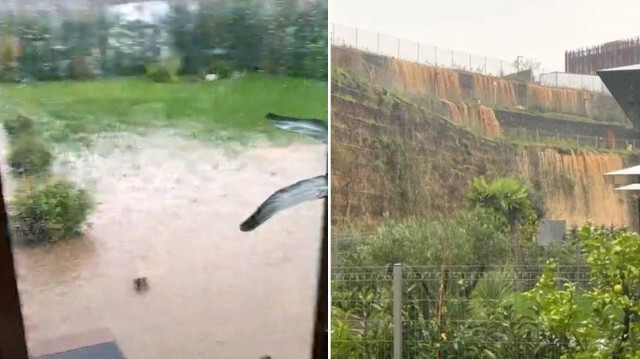 Beykoz'da evleri su bastı eşyalar kullanılmaz hale geldi