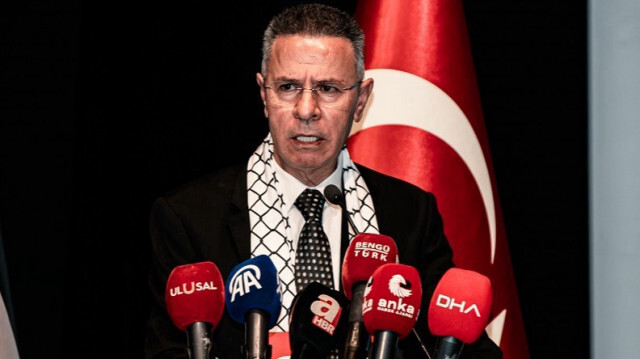 L'ambassadeur palestinien à Ankara, Faed Mustafa, le 30 novembre 2023. Crédit photo: AA