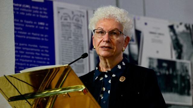 L'ambassadrice d'Israël en Espagne, Rodica Radian-Gordon à Madrid, le 26 octobre 2023. Crédit photo: JAVIER SORIANO / AFP