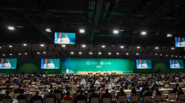 La COP28 s'est ouverte ce 30 novembre 2023 à Dubaï. Crédit photo: Giuseppe CACACE / AFP

