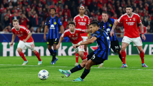 UEFA Şampiyonlar Ligi D Grubu 5. haftasında Benfica - Inter maçı 3-3'lük beraberlikle sonuçlandı.