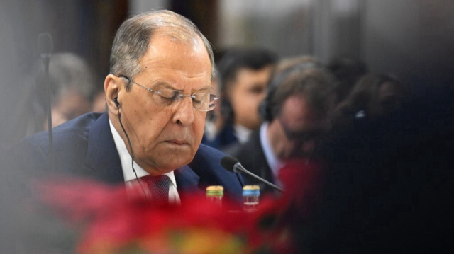 Le chef de la diplomatie russe, Sergueï Lavrov à la 30e réunion ministérielle de l'OSCE à Skopje, en République de Macédoine du Nord, le 30 novembre 2023. Crédit photo: SEBASTIAN GOLLNOW / POOL / AFP
