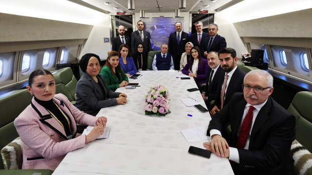Cumhurbaşkanı Erdoğan, Astana ziyareti sonrası uçakta gazetecilerin sorularını cevapladı.