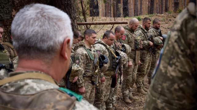 Crédit photo: HANDOUT / UKRAINIAN PRESIDENTIAL PRESS SERVICE / AFP
