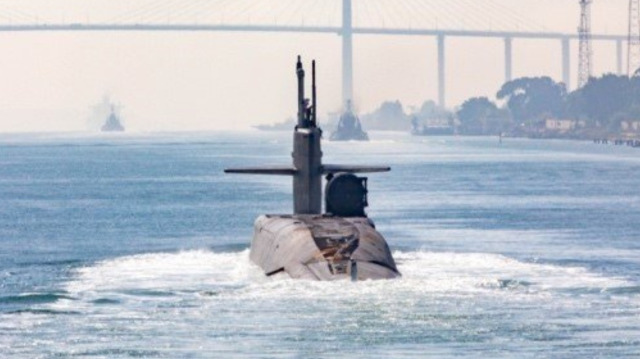 Le sous-marin nucléaire américain de type Ohio. Crédit photo: X