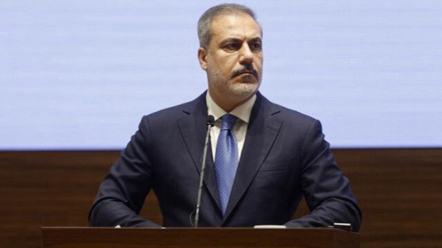 Le ministre turc des Affaires étrangères, Hakan Fidan. Crédit photo: KARIM JAAFAR / AFP