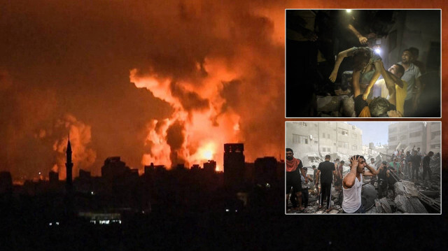 İsrail'in Gazze'ye saldırıları savaşın 33'üncü gününde de aynı hızla devam ediyor