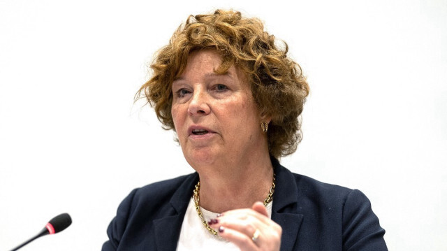 La vice-Première ministre belge, Petra De Sutter. Crédit photo: JAMES ARTHUR GEKIERE / BELGA / AFP
