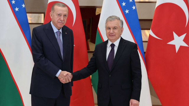 Cumhurbaşkanı Erdoğan- Özbekistan Cumhurbaşkanı Mirziyoyev