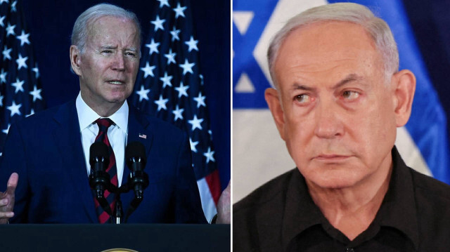ABD Başkanı Joe Biden, İsrail Başbakanı Binyamin Netanyahu.