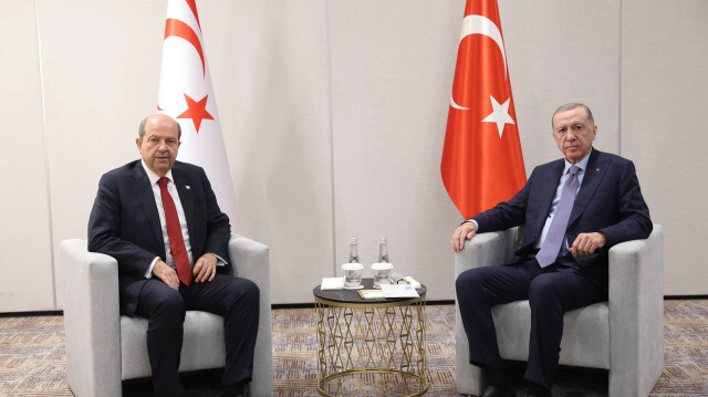 Cumhurbaşkanı Recep Tayyip Erdoğan - KKTC Cumhurbaşkanı Ersin Tatar