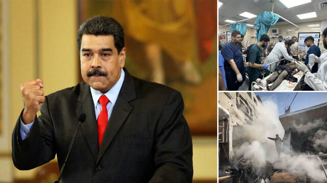 Venezuela Devlet Başkanı Nicolas Maduro, Gazze'de yaşanan katliama sessiz kalmadı.