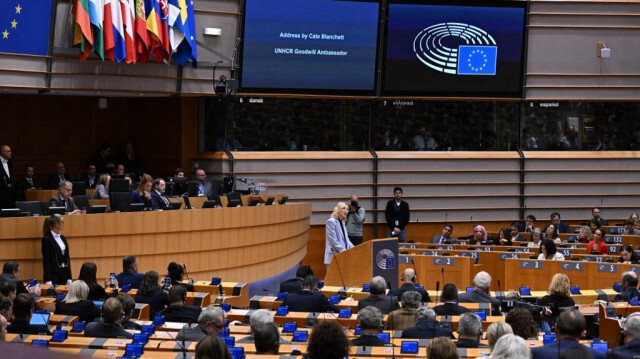 Session plénière du parlement européen, à Bruxelles. Crédit photo: John THYS / AFP