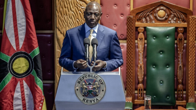 Le président kenyan William Ruto. Crédit photo: LUIS TATO / AFP