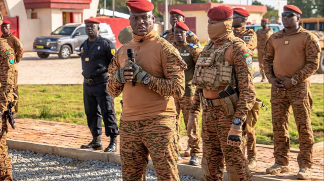 Le chef d'État du Burkina Faso, le capitaine Ibrahim Traoré. Crédit photo: X
