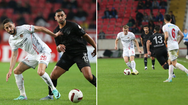 Hatayspor-Antalyaspor karşılaşmasından kareler