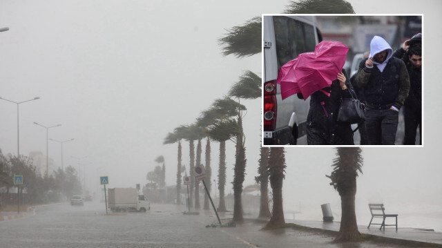 Meteorolojiden fırtına uyarısı yapıldı. 