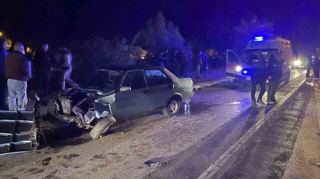 Aydın'da trafik kazası.