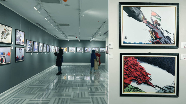 Toplam 70 eserin yer aldığı sergi, İstiklal Sanat Galerisi’nde 15 Ocak’a kadar görülebilecek.