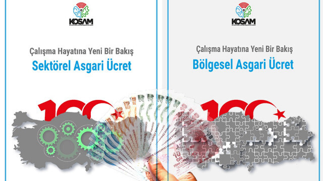 KOSAM, bölgesel ve sektörel asgari ücret çalışmalarına kamuoyuyla paylaştı.