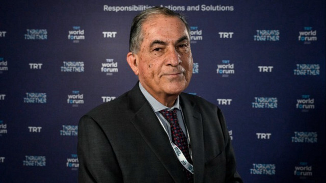 Le journaliste israélien Gideon Levy, lors de sa participation au Forum TRT World à Istanbul, le 11 décembre 2023.