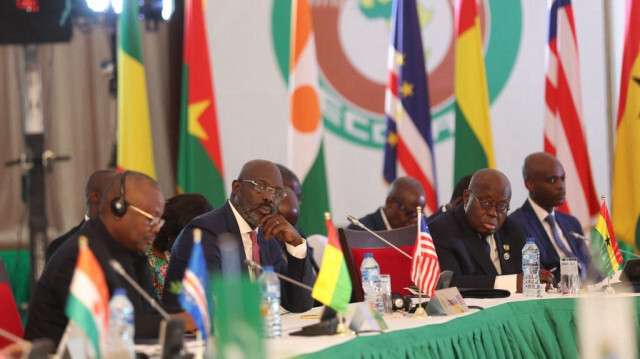 64e session ordinaire des chefs d'État et de gouvernement de la Communauté économique des États de l'Afrique de l'Ouest (CEDEAO), à Abuja, le 10 décembre 2023.