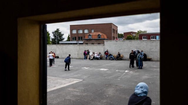 Le lycée musulman Averroès, à Lille, en France. 