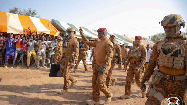 Le Président de la Transition au Burkina Faso, le capitaine Ibrahim Traoré.