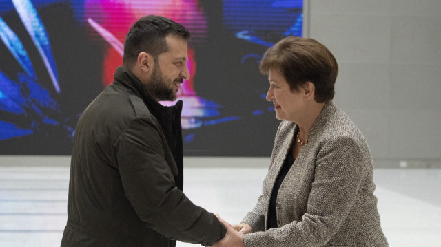 IMF Başkanı Georgieva, Zelenskiy ile görüştü