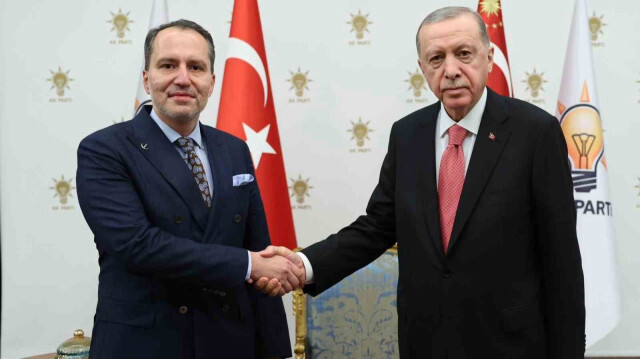 Cumhurbaşkanı Erdoğan, Fatih Erbakanı ile bir araya geldi.
