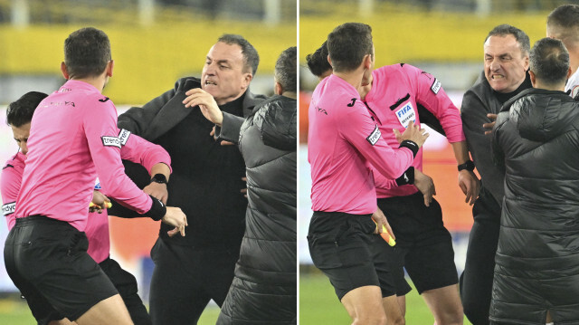 Faruk Koca'nın Halil Umut Meler'e saldırı anı