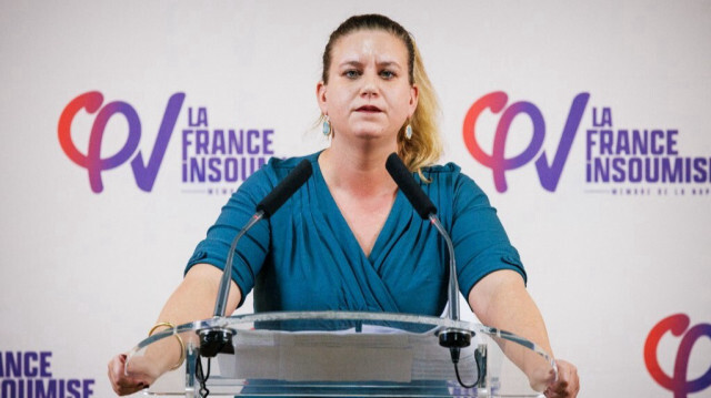 La présidente du groupe LFI, Mathilde Panot.