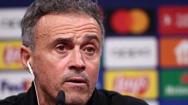 Luis Enrique, l'entraîneur du Paris Saint Germain.