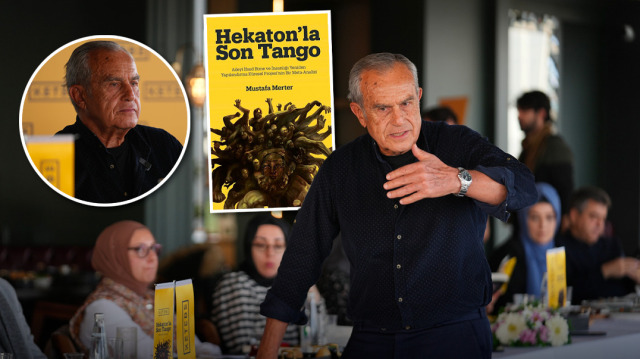 Psikiyatr Mustafa Merter, KETEBE Yayınevi'nden çıkan 'Hekaton’la Son Tango' kitabının Tepe Restoran'da düzenlenen tanıtım toplantısında gazetecilere özel bir sunum yaptı ve soruları yanıtladı.