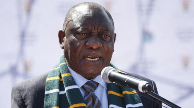 Le président de l'Afrique du Sud, Cyril Ramaphosa à Pretoria le 2 novembre 2023.