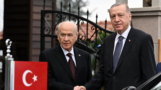 MHP Genel Başkanı Devlet Bahçeli- Cumhurbaşkanı Recep Tayyip Erdoğan