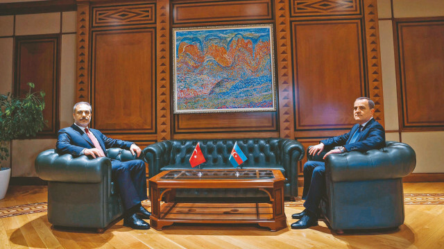 Dışişleri Bakanı Fidan, Azerbaycan’da Cumhurbaşkanı Aliyev ve mevkidaşı Bayramov ile görüştü.