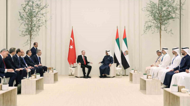 Le président turc, Recep Tayyip Erdogan, et le président des Émirats arabes unis (EAU), le cheikh Mohammed bin Zayed Al Nahyan, s'étaient recontré en début de mois.