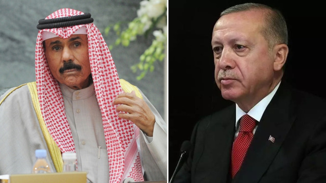 Kuveyt Emiri Şeyh Nevvaf el-Ahmed el-Cabir es-Sabah - Cumhurbaşkanı Recep Tayyip Erdoğan 