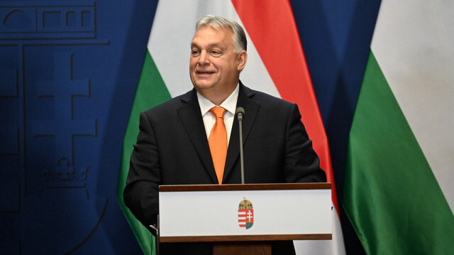  Le Premier ministre hongrois, Viktor Orban à Budpest le 18 décembre 2023.