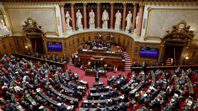 Le sénat français à Paris.