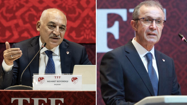 TFF Başkanı Mehmet Büyükekşi ve MHK Başkanı Ahmet İbanoğlu