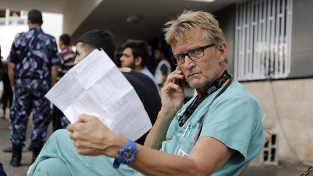 Le professeur norvégien, Mads Gilbert.