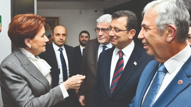 Meral Akşener, Ekrem İmamoğlu, Mansur Yavaş.