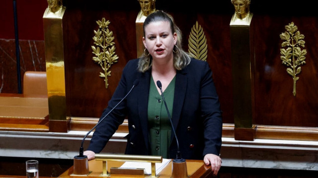 La présidente du groupe LFI à l'Assemblée nationale, Mathilde Panot.
