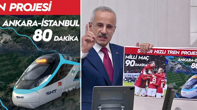Bakan Uraloğlu, Süper Hızlı Tren projesini anlattı. 