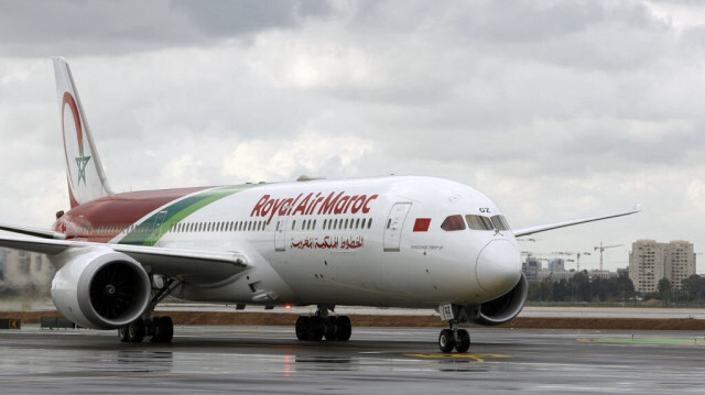 Un avion Boeing 787-9 "Dreamliner" de Royal Air Maroc (RAM).