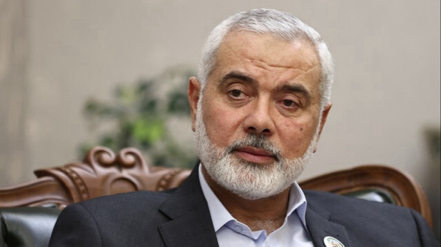 Le chef du bureau politique du Hamas, Ismaïl Haniyeh à Istanbul en Turkiye, le 30 mars 2021.