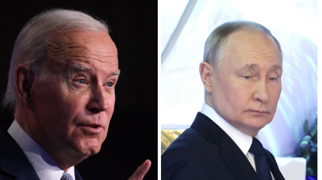 Le président américain Joe Biden et son homologue russe, Vladimir Poutine.