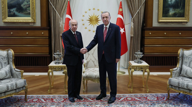 Arşiv - MHP Genel Başkanı Devlet Bahçeli ile Cumhurbaşkanı Recep Tayyip Erdoğan.